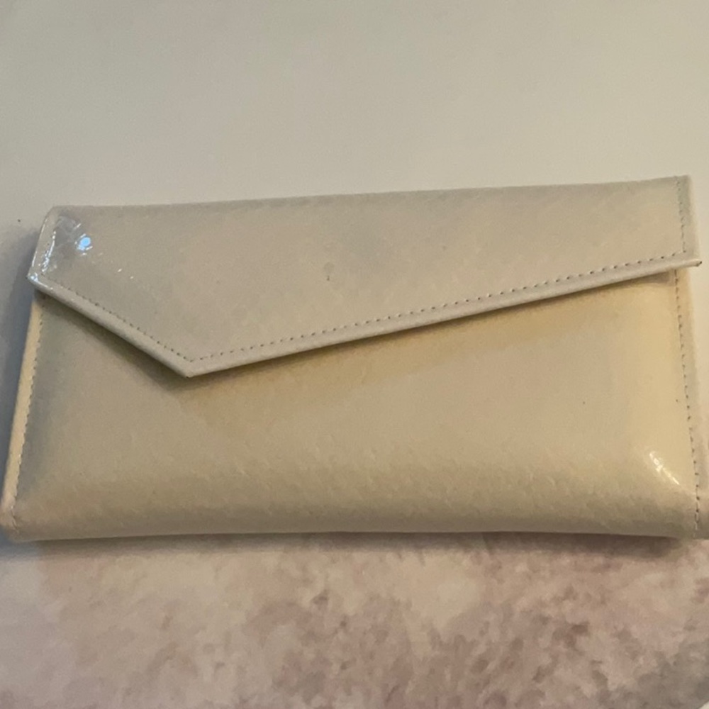 Cream Leather Wallet